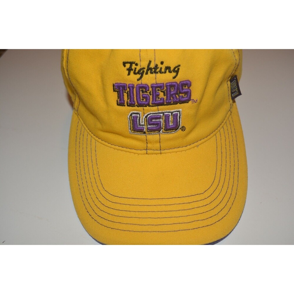 Fighting Tigers LSU Gold Hat Drew Pearson Manufacturing Est 85 Youth Adjustable